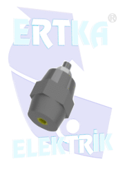 31002-510 - M5 TEK CIVATA+KÖR SOMUN - İzolasyon Boyu:25mm(Cıvata Boyu:10mm)
