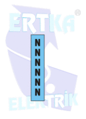 41005 - N İPEK BARA YAPIŞTIRMA ETİKETİ - 1,5 cm(Renkli-Mavi)