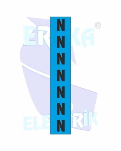 41015 - N İPEK BARA YAPIŞTIRMA ETİKETİ - 3 cm(Renkli-Mavi)