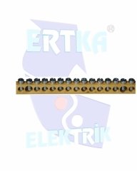 44110 - 7 DELİKLİ TOPRAKLAMA KLEMENSİ - AYAKSIZ /160A (10x15mm)