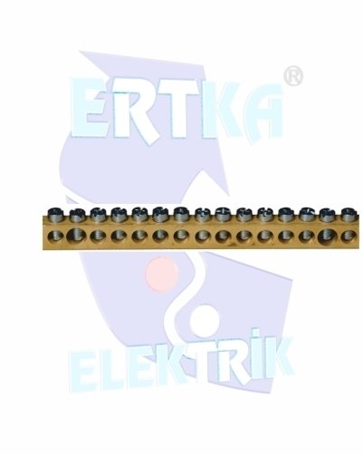 44114 - 20 DELİKLİ TOPRAKLAMA KLEMENSİ - AYAKSIZ /160A (10x15mm)