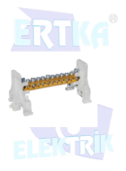 45017 - 1 KUTUPLU 2+28 DELİKLİ DAĞITIM ÜNİTESİ - KAPAKSIZ /80A (6,5x9mm)