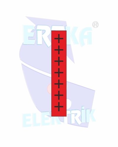 41028 - (+) İŞARETİ PVC BARA YAPIŞTIRMA. BOY:50cm
